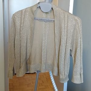 Bolero- Gold Shimmer Sweater